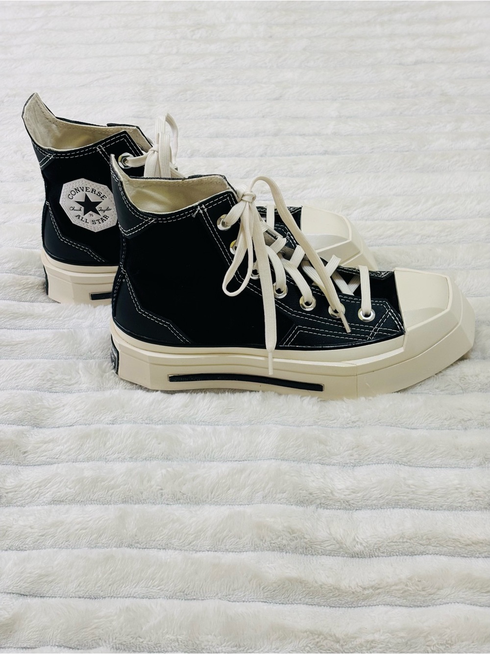 Converse Chuck 70 De Luxe Squared High Top Sneakers sz 5 - Picture 8 of 12